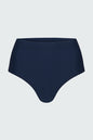 Watskin Sunwear Aria High Waist Bikini Brief in Navy