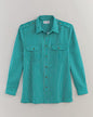BLAIR John Blair Long-Sleeve Linen-Look Pilot Shirt