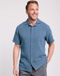 BLAIR John Blair Short Sleeve Gauze Camp Shirt