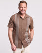 BLAIR John Blair Linen Blend Embroidered Shirt