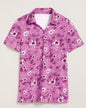 BLAIR Essential Knit Polo Top (Womens Plus) - Spring Crocus Floral Spray - x5