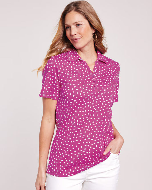 BLAIR Essential Knit Polo Top (Misses) 2 - x5