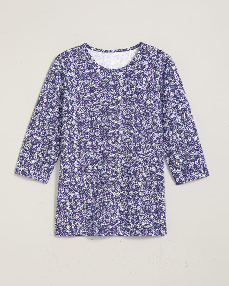 BLAIR Women's Tops Three-Quarter Sleeve Anytime Tee 2 (Women Plus) - x5