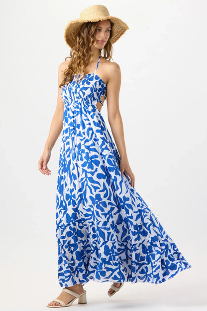 Tiare Hawaii Bellini Maxi Dress - Bora Bora Blue