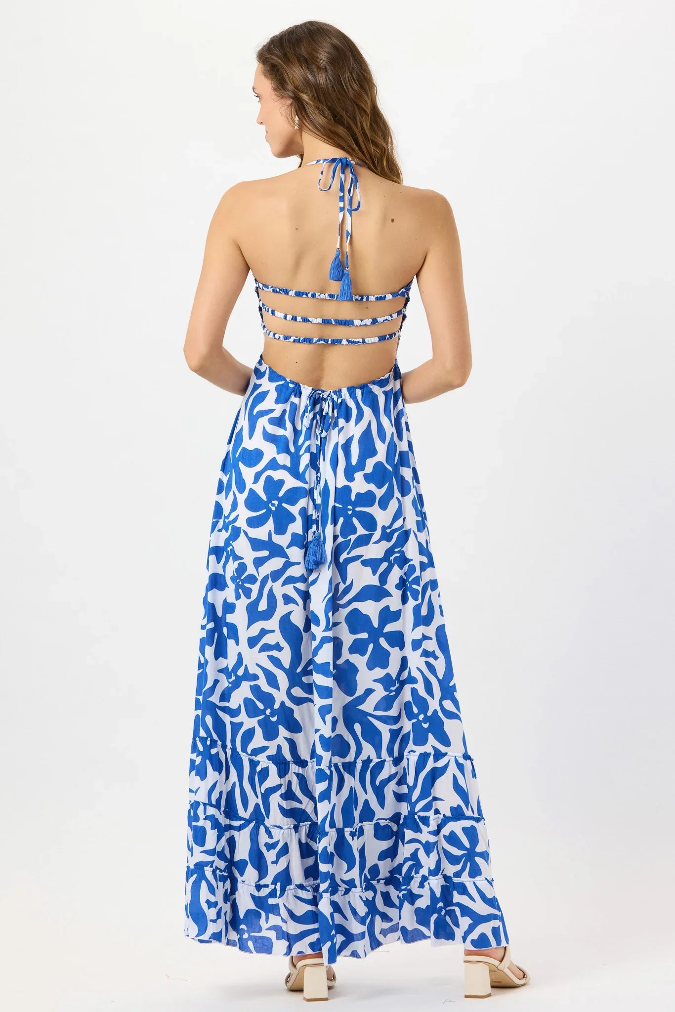 Tiare Hawaii Bellini Maxi Dress - Bora Bora Blue