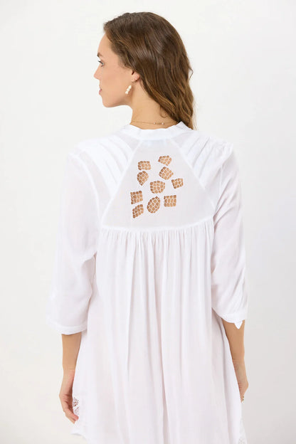 Tiare Hawaii Binni Mini Dress - White