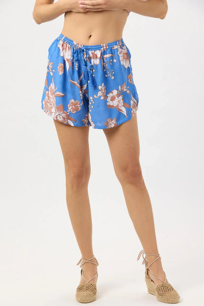 Tiare Hawaii Breaker Shorts - Blooming Orchid Blue