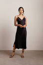 Tobi Show Up Satin Cami Midi Dress