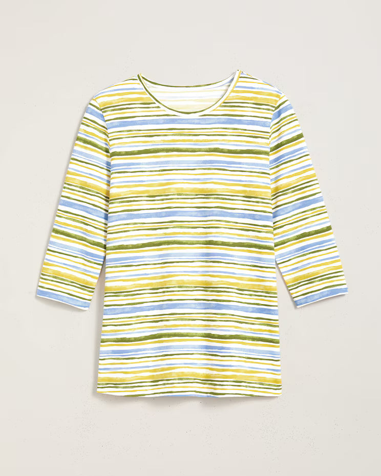 BLAIR Women's Tops Three-Quarter Sleeve Anytime Tee 1 (Women Plus) - x5