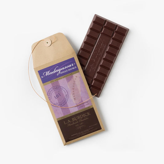 L.A. Burdick Chocolates Single Source Madagascar Dark Chocolate Bar x3
