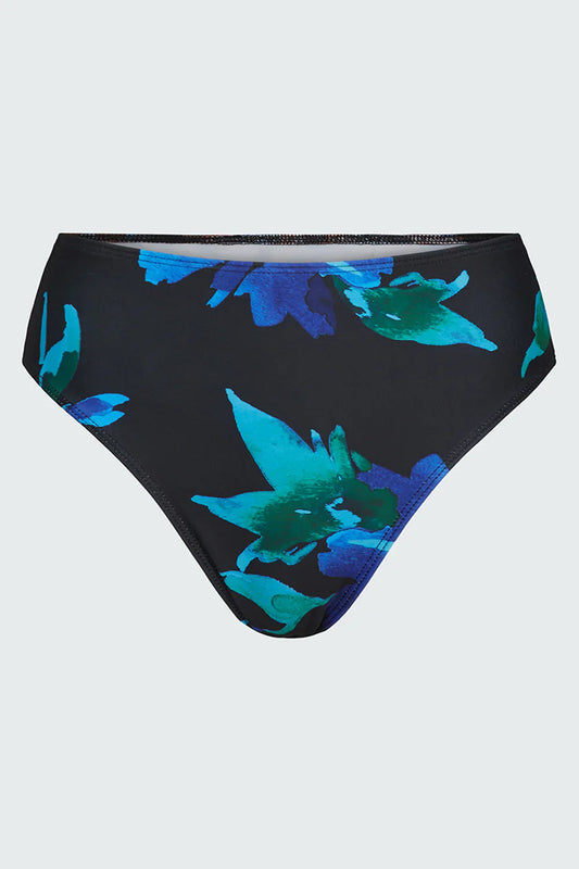 Watskin Sunwear Belle Bikini Bottom in Midnight Floral
