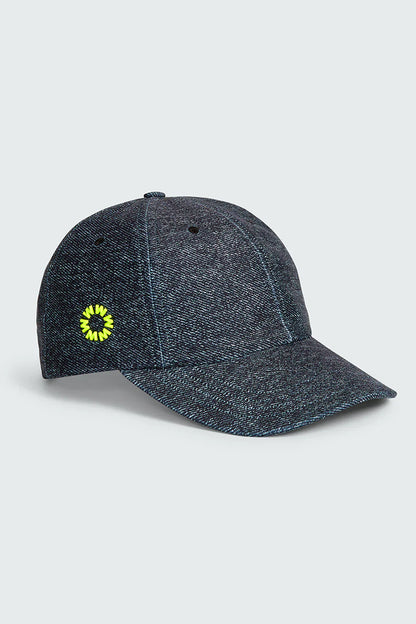Watskin Sunwear Billie Baseball Hat in Black Denim