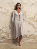 The Handloom Bodrum Ties Kaftan