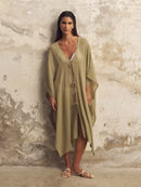 The Handloom Bodrum Ties Kaftan