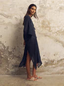 The Handloom Bodrum Ties Kaftan