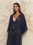 The Handloom Bodrum Ties Kaftan