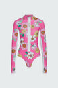 Watskin Sunwear Hayley Bodysuit in Dalia Floral
