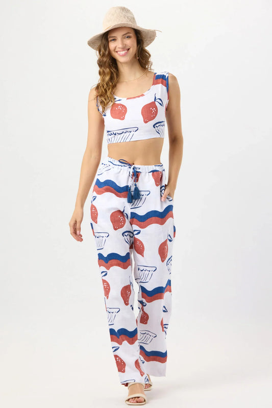 Tiare Hawaii Crete Pant - Amalfi Rust