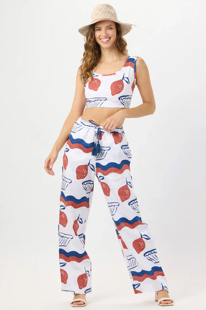 Tiare Hawaii Crete Pant - Amalfi Rust