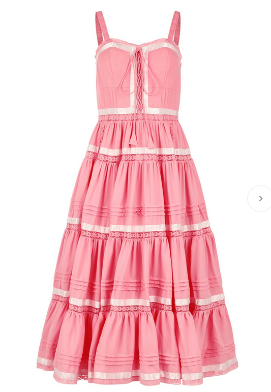 JessaKae Delores Dress - Pink Maiden