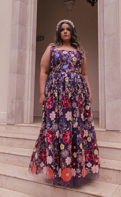 JessaKae Jasmine Dress - Royal Purple