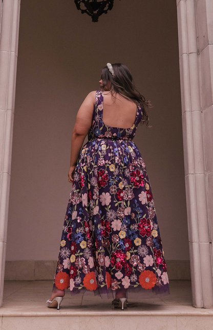 JessaKae Jasmine Dress - Royal Purple