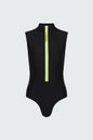 Watskin Sunwear Carly S/L Bodysuit in Black