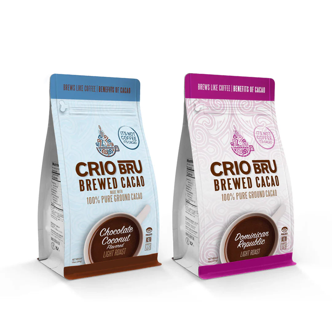 Crio Bru 2 Pack Limited Edition Chocolate Coconut & Dominican Republic