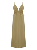 The Handloom Sofia Ties Maxi Dress