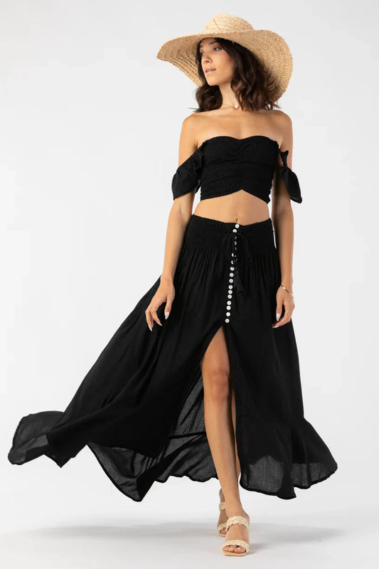 Tiare Hawaii Dakota Skirt - Black