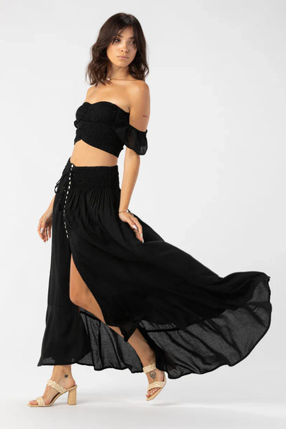 Tiare Hawaii Dakota Skirt - Black