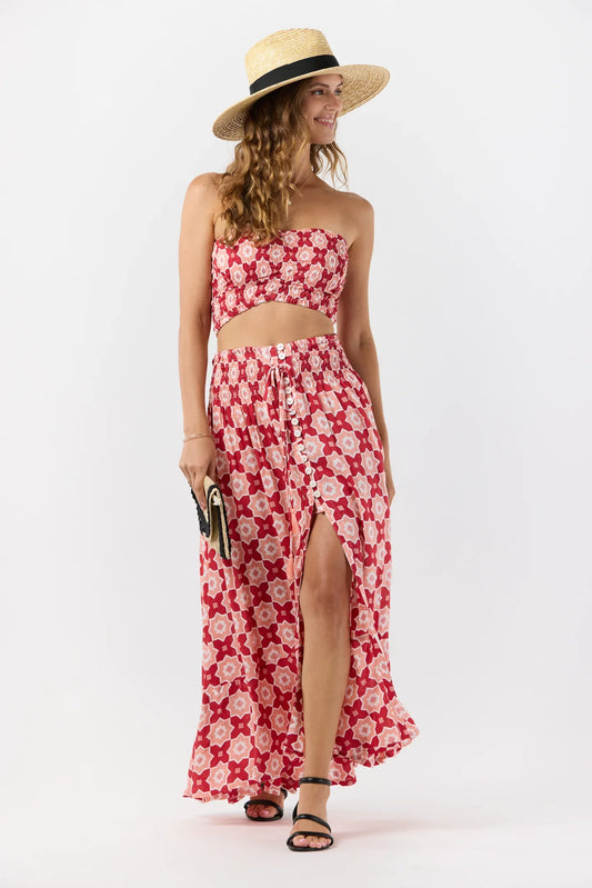 Tiare Hawaii Dakota Skirt - Casablanca Red
