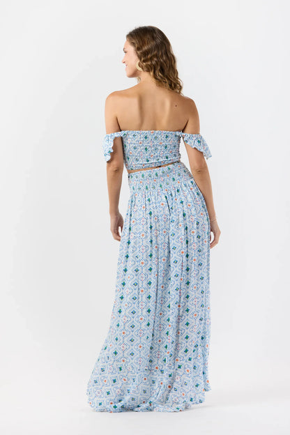 Tiare Hawaii Dakota Skirt Naturals - Sedona Blue