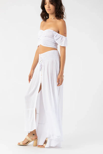 Tiare Hawaii Dakota Skirt - White