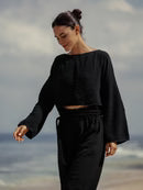 The Handloom Paloma Paper Bag Pants