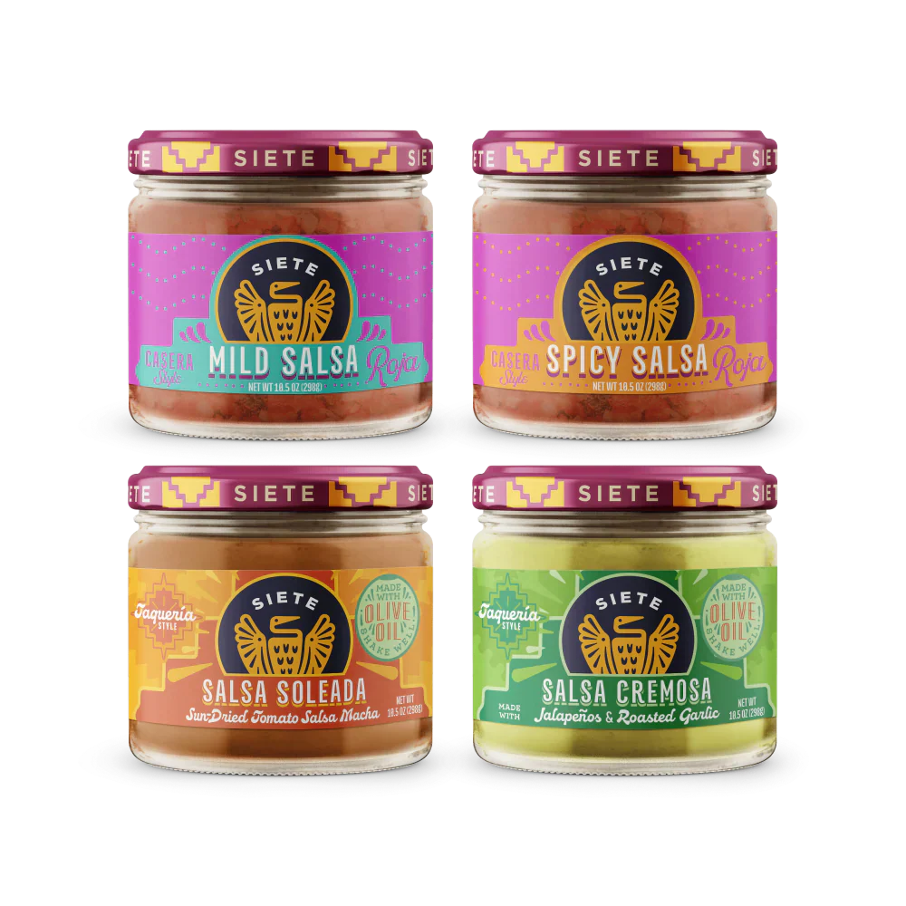 Siete Foods Siete Salsas 4 Jars