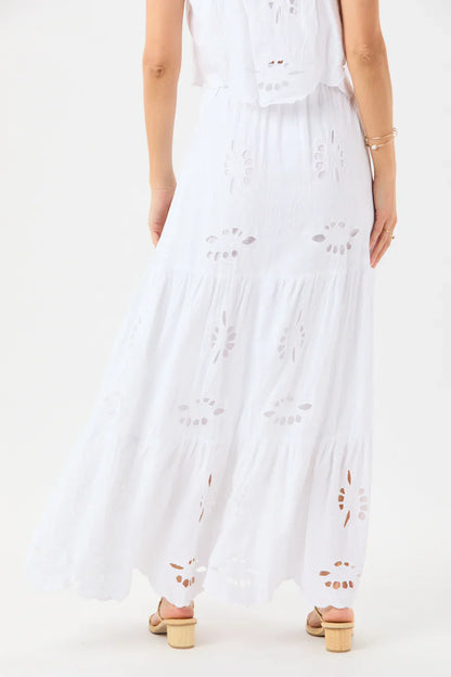 Tiare Hawaii Heliconia Skirt - White