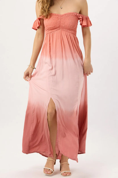 Tiare Hawaii Hollie Maxi Dress - Coral Rouge Ombre