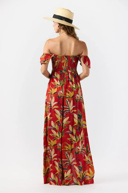 Tiare Hawaii Hollie Maxi Dress Naturals - Safari Rust