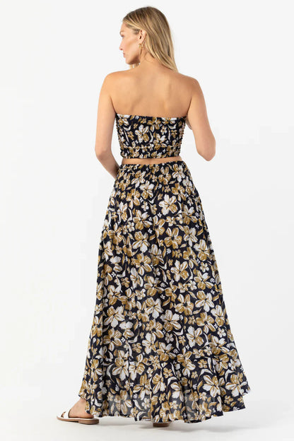 Tiare Hawaii Hollie Crop Top Sleeveless - Lihue Black