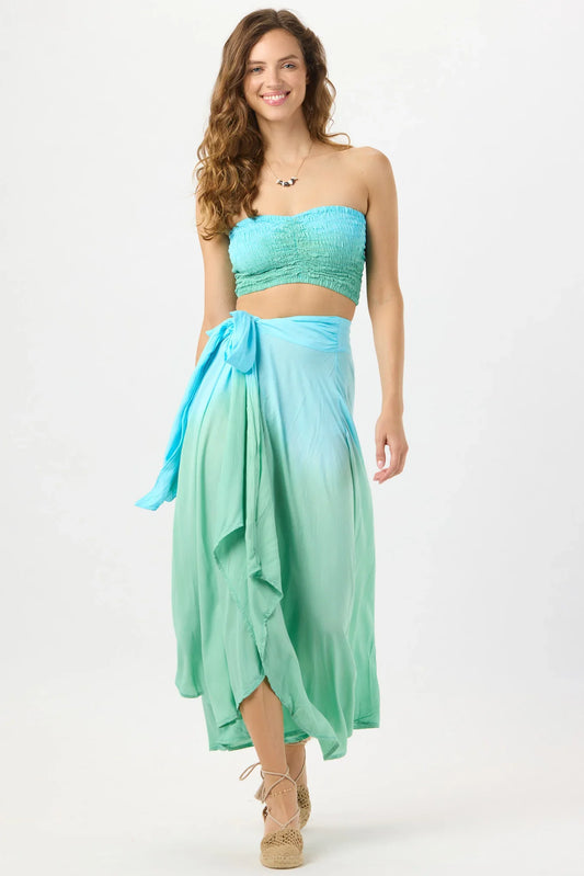 Tiare Hawaii Hollie Crop Top Sleeveless - Pool Ombre