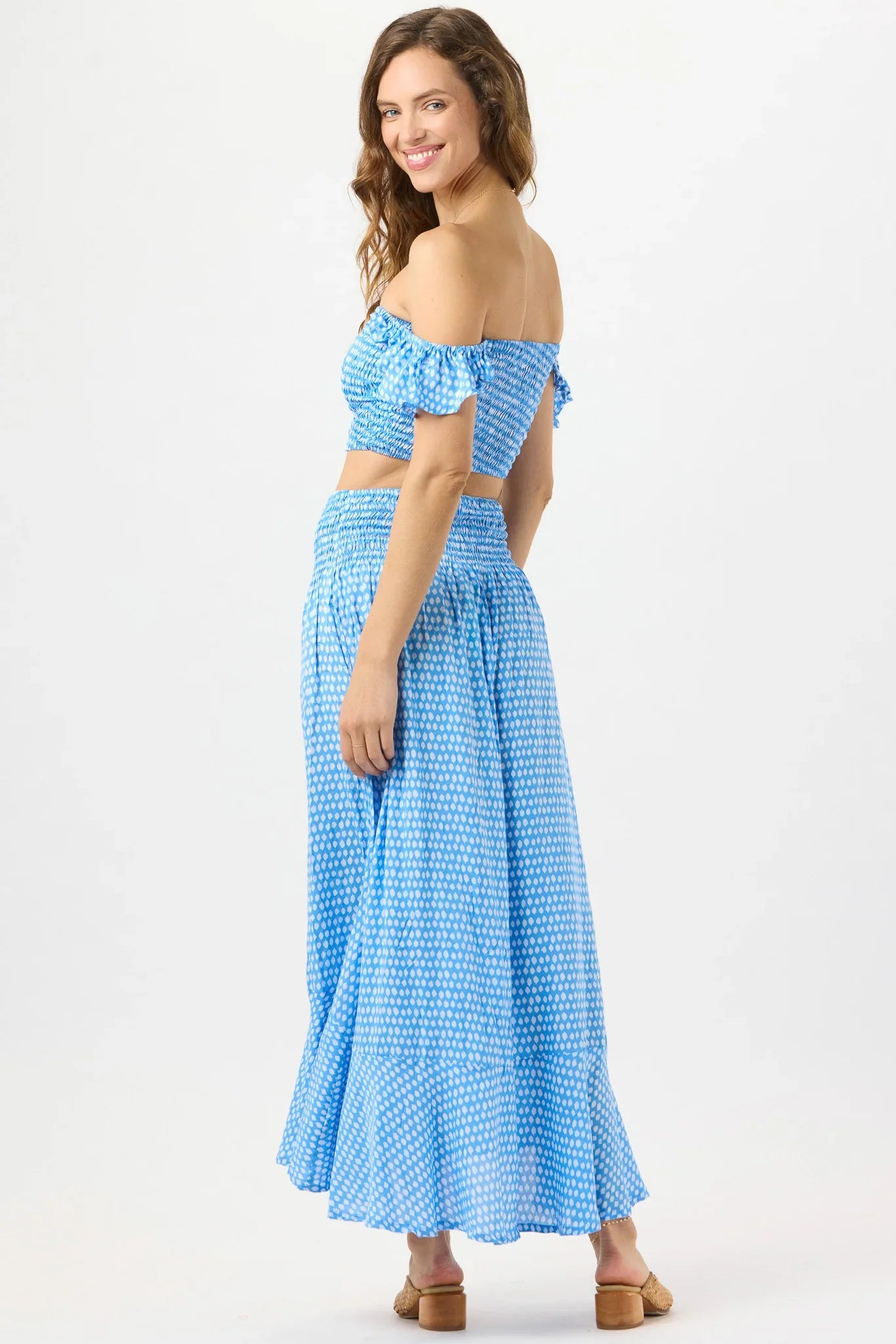 Tiare Hawaii Hollie Crop Top - Sleet Sky