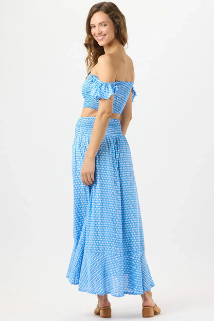 Tiare Hawaii Hollie Crop Top - Sleet Sky