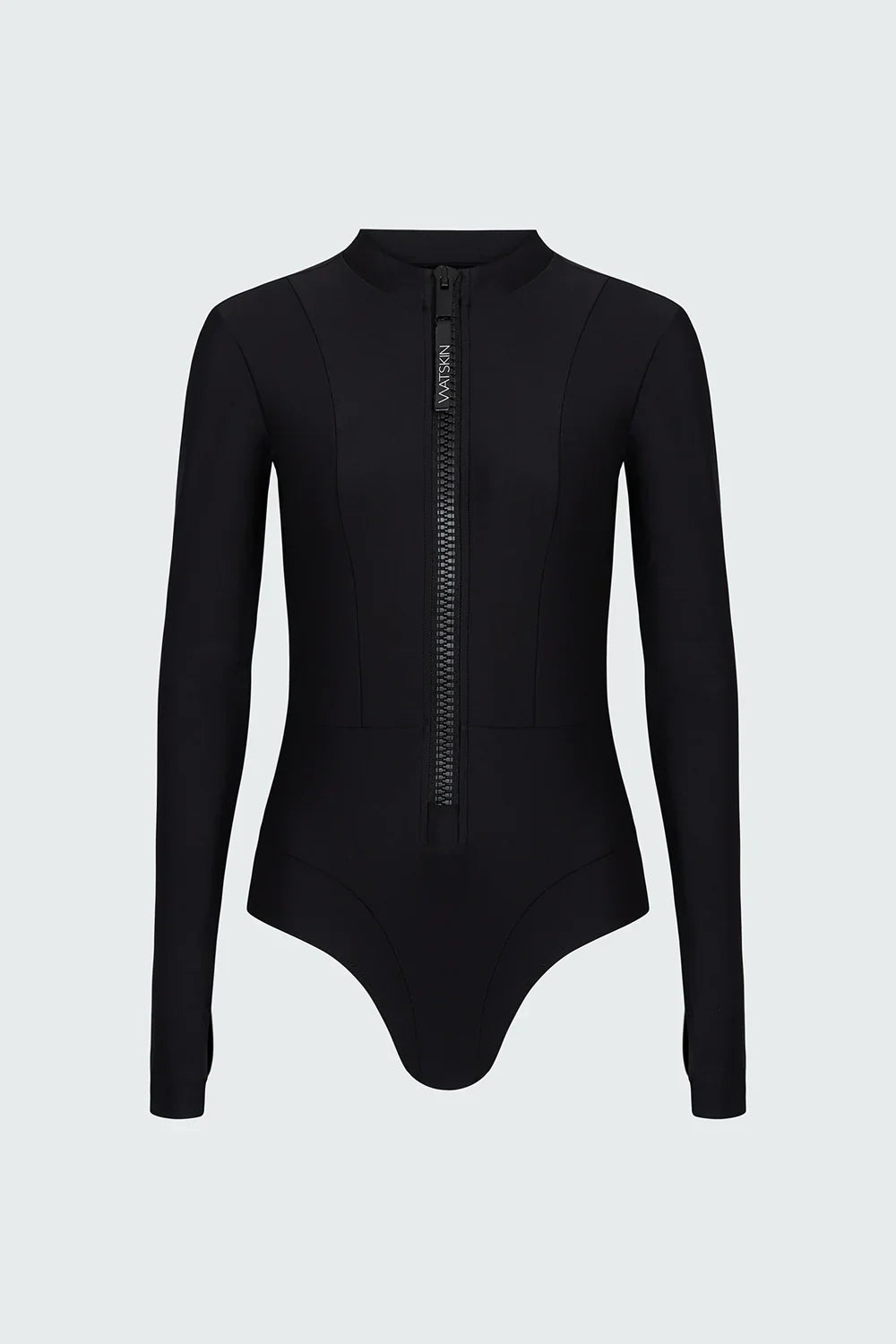 Watskin Sunwear Harper Full Coverage Bodysuit in Black