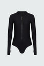 Watskin Sunwear Harper Full Coverage Bodysuit in Black