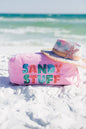 Judith March SANDY STUFF PINK TERRY BAG