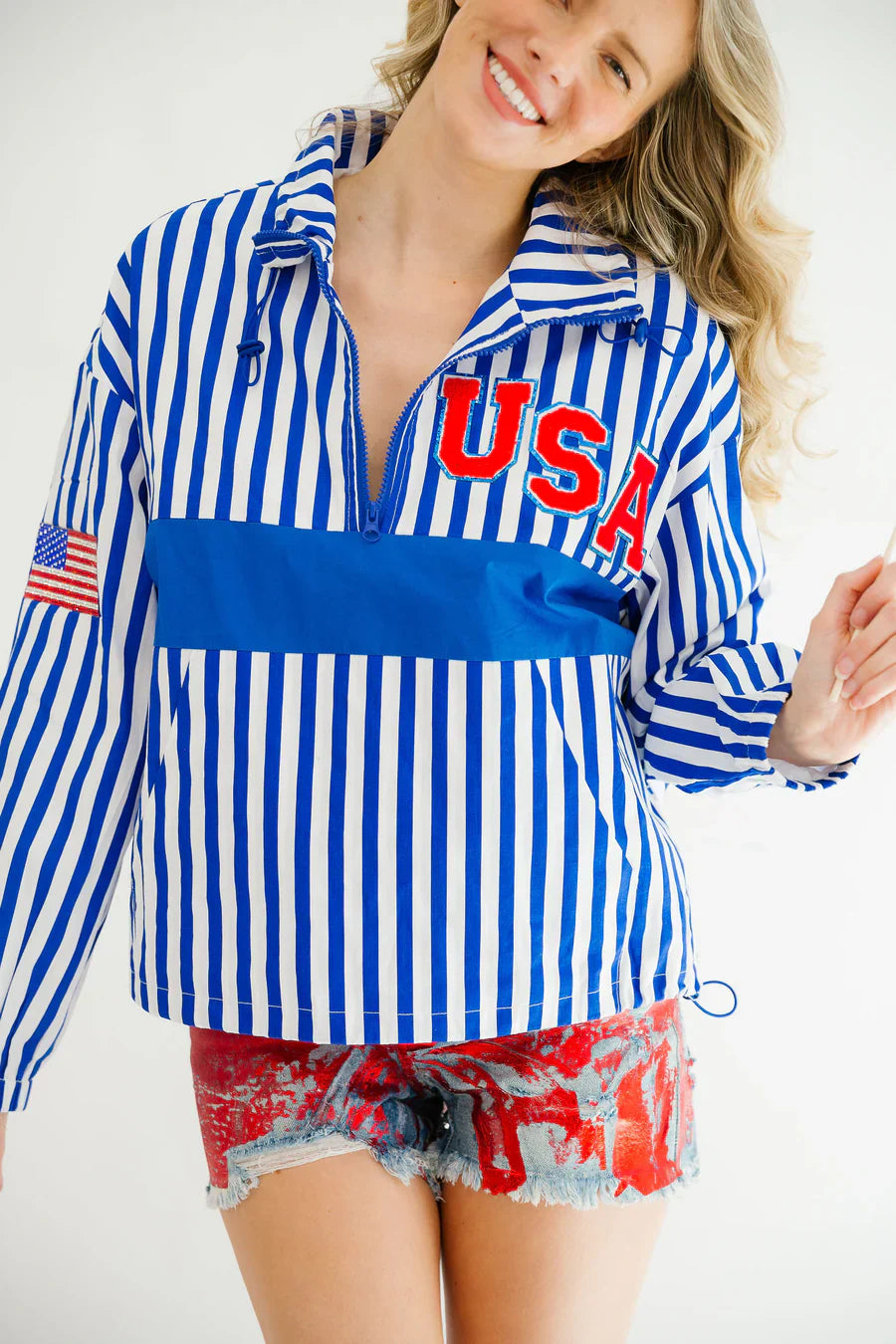 Judith March USA STRIPED JACKET
