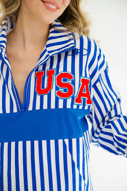 Judith March USA STRIPED JACKET