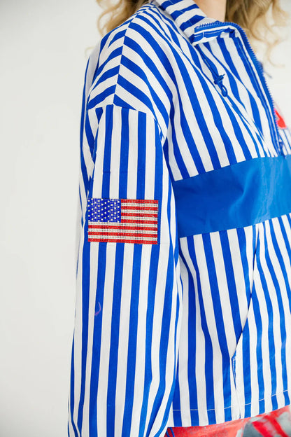 Judith March USA STRIPED JACKET
