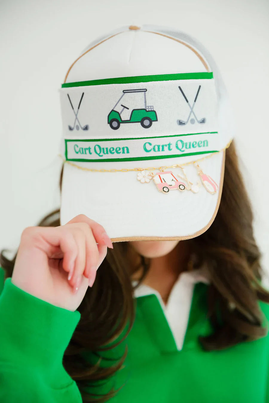 Judith March CART QUEEN CHARMS TRUCKER HAT